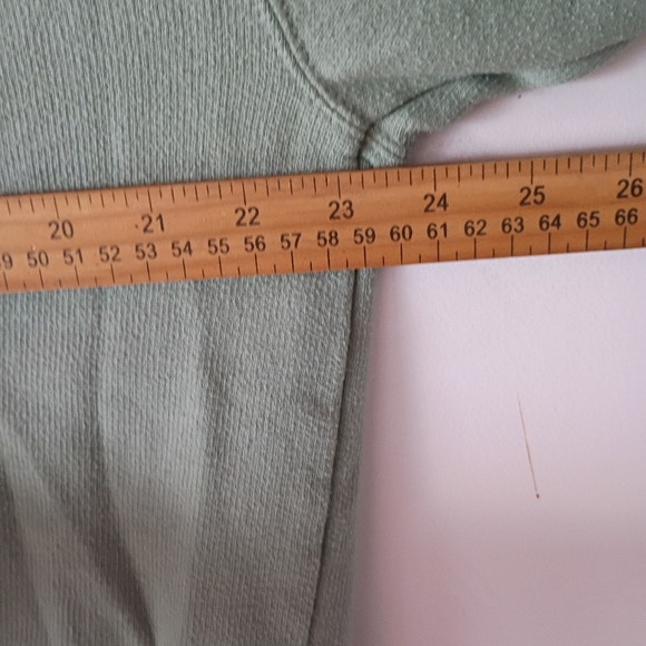 You Are Enough Embroidered Sage Green Crewneck Sweatshirt XL Positive Quote - Picture 5 of 8